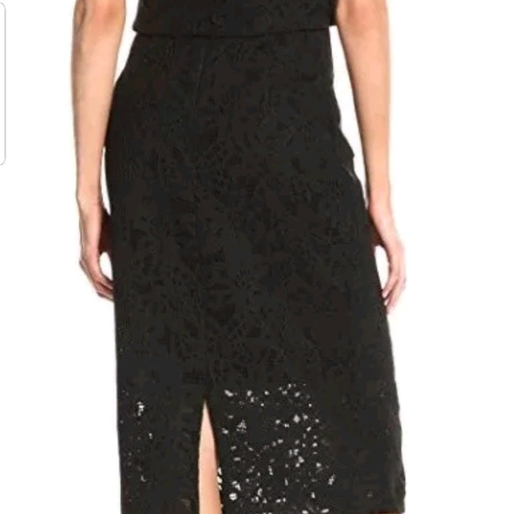 Rebecca Taylor Black Lace Skirt Size 0 - Picture 3 of 5